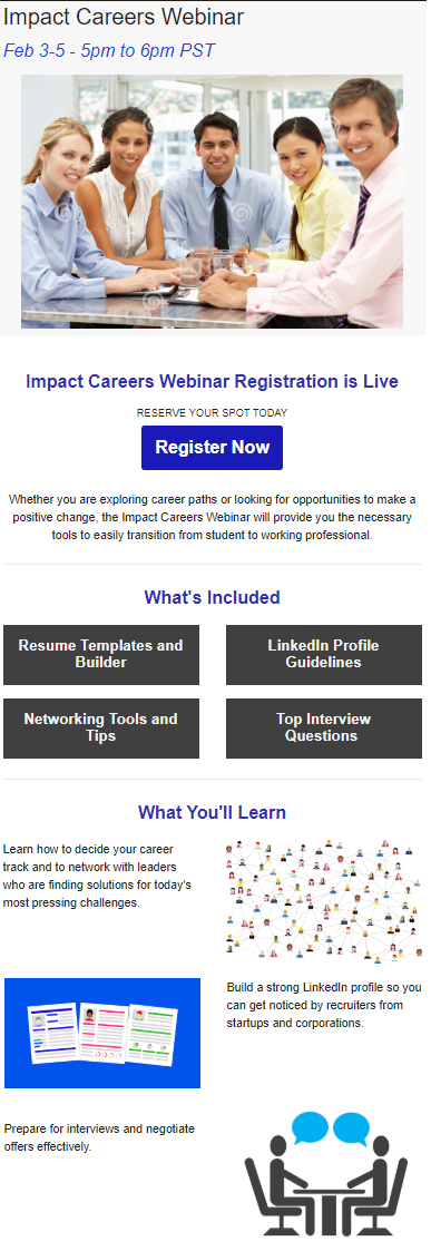 Email Template - Webinar